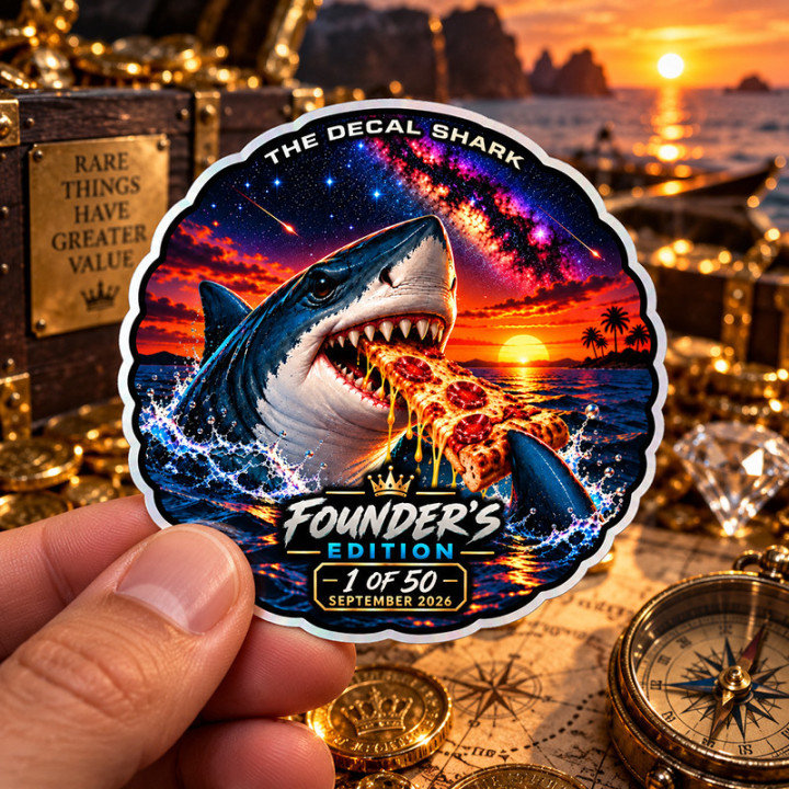 The Decal Shark "First Bite" Founders Edition September 2026 LIMITED EDITION