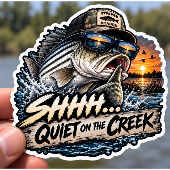 Shh Quiet On The Creek Design 2