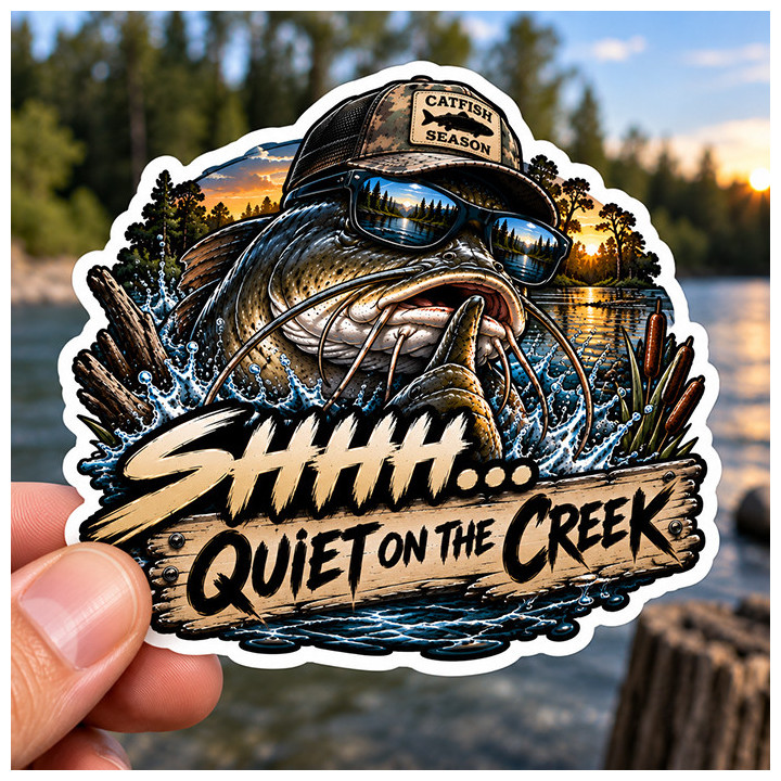 Shh Quiet On The Creek Design 3