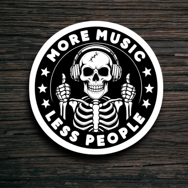 Skull More Music Less People